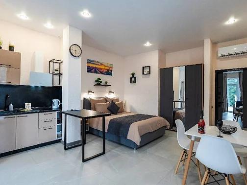 "Апартаменты Люкс с террасой и бассейном" апарт-отель, Абрау-Дюрсо Фото: 15 из 37