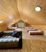 "Семейный 2х-комнатный полный пансион" (Мансарда) 8-местный