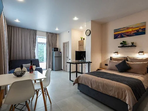 "Апартаменты Люкс с террасой и бассейном" апарт-отель, Абрау-Дюрсо Фото: 14 из 37