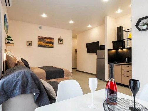 "Апартаменты Люкс с террасой и бассейном" апарт-отель, Абрау-Дюрсо Фото: 25 из 37