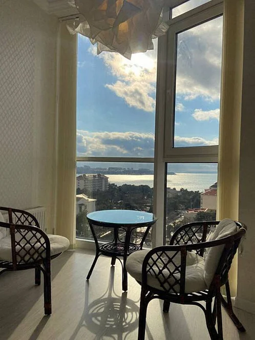 "Евродвушка с видом на море" 1-комнатная квартира, Геленджик Фото: 13 из 14