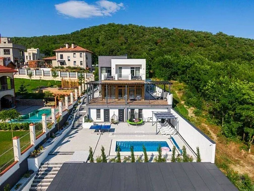 "Апартаменты Люкс с террасой и бассейном" апарт-отель, Абрау-Дюрсо Фото: 2 из 37