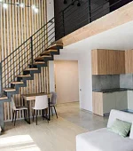 "Студия 2х-уровневая" 3х-местный