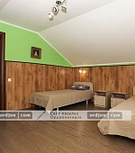 "Апартаменты 2х-комнатные с кухней и верандой в деревянном доме" (1 этаж)