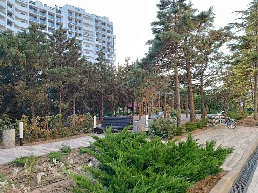 "В курортном комплексе Лучистое" квартира-студия, Алушта Фото: 3 из 37