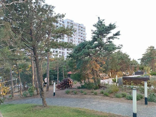 "В курортном комплексе Лучистое" квартира-студия, Алушта Фото: 10 из 37